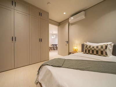 Dormitorio de apartamento para inversióng en Panamá