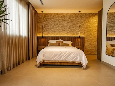 Dormitorio de apartamento para inversióng en Panamá
